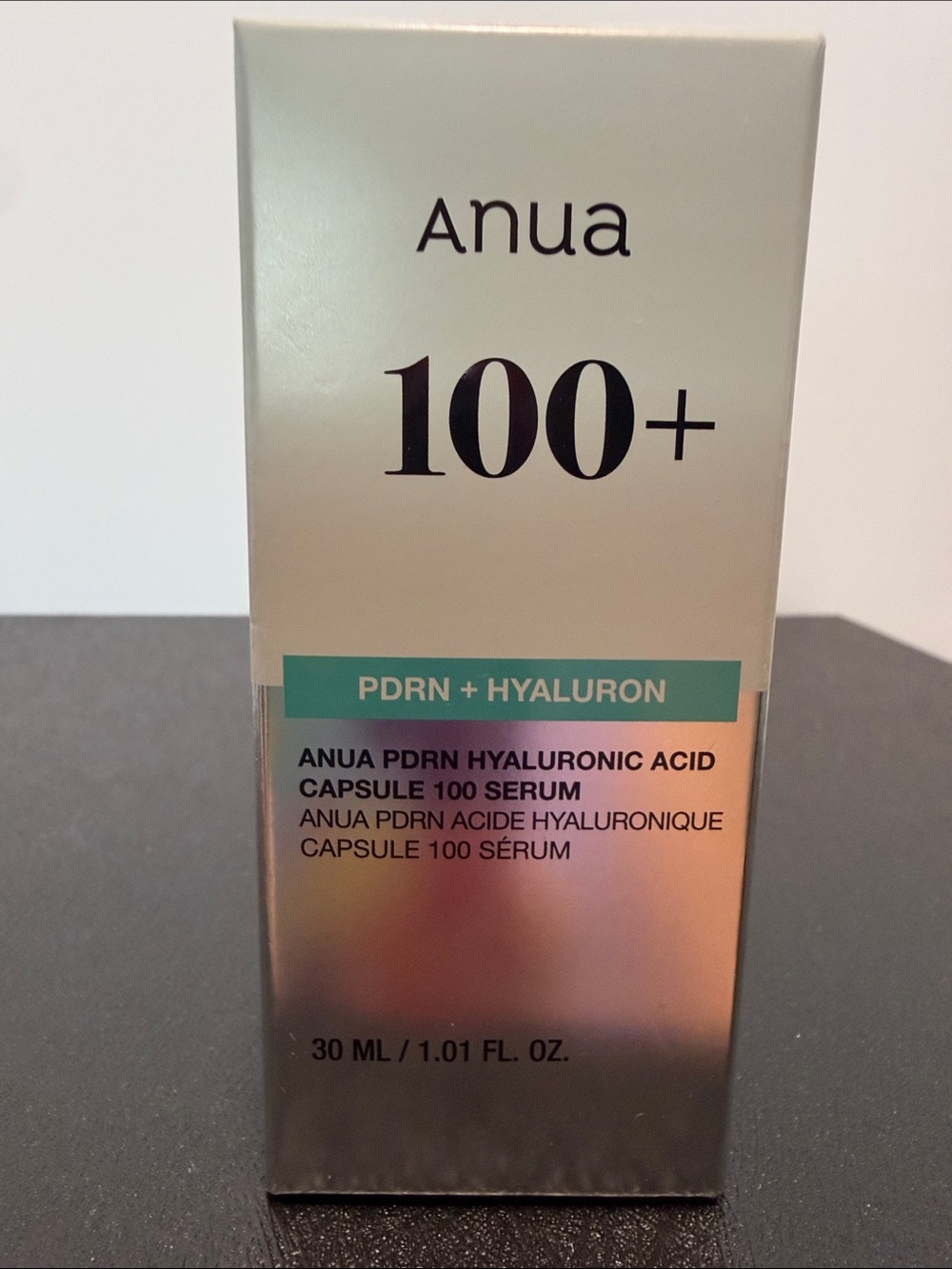 Anua 100+ PDRN + Hyaluron Capsule Serum — Silver/Peach